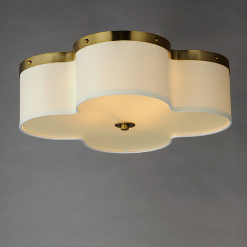 Maxim Clover 4 Light Flush Mount Model: 12244OFSBR