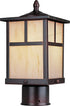 Maxim Coldwater 1 Light Outdoor Pol Post Lantern Model: 4055HOBU
