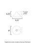 Maxim Conoid LED Conoid Medium LED Outdoor Wall Sconce Model: 86141BK