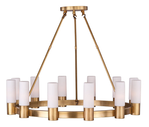 Maxim Contessa Single Tier Chandelier Model: 22419SWNAB
