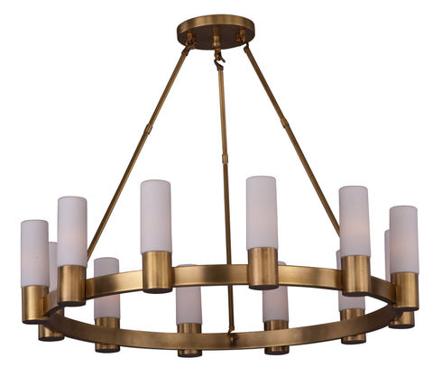 Maxim Contessa Single Tier Chandelier Model: 22419SWNAB