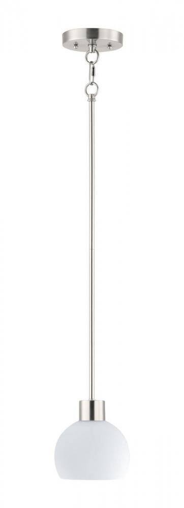 Maxim Coraline 1 Light Mini Pendant Model: 91270SWBK