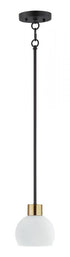 Maxim Coraline 1 Light Mini Pendant Model: 91270SWBK