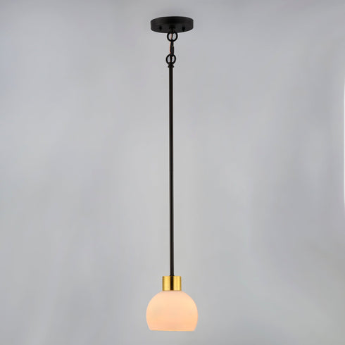 Maxim Coraline 1 Light Mini Pendant Model: 91270SWBK