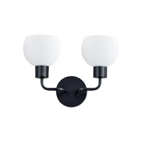 Maxim Coraline 2 Light Wall Sconce Model: 11272SWBK