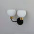 Maxim Coraline 2 Light Wall Sconce Model: 11272SWBK