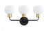 Maxim Coraline 3 Light Bath Vanity Model: 11273SWBK