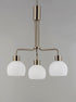 Maxim Coraline 3 Light Chandelier Model: 11276SWBK