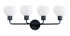 Maxim Coraline 4 Light Bath Vanity Model: 11274SWBK