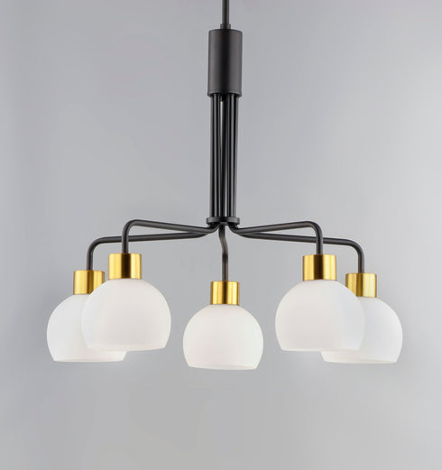Maxim Coraline 5 Light Chandelier Model: 11277SWBK