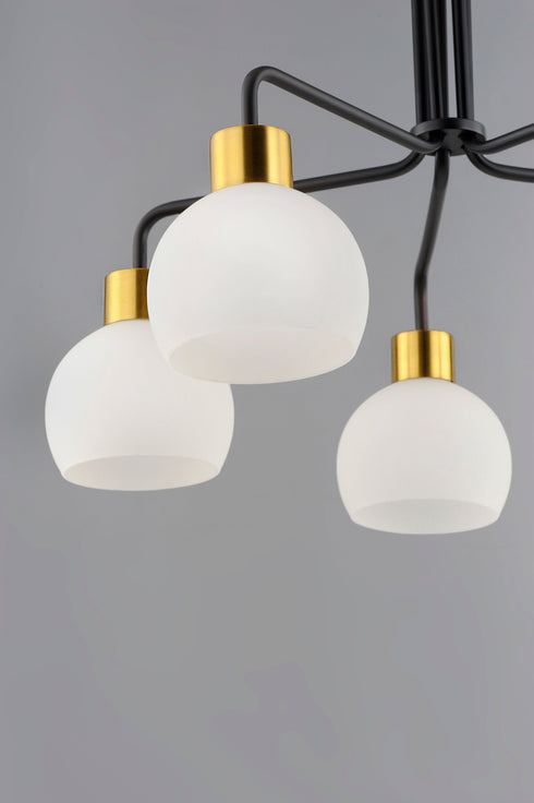 Maxim Coraline 5 Light Chandelier Model: 11277SWBK