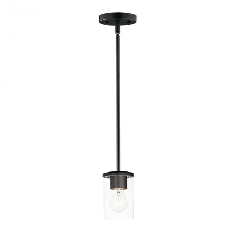 Maxim Corona 1 Light Mini Pendant Model: 90200FTBK