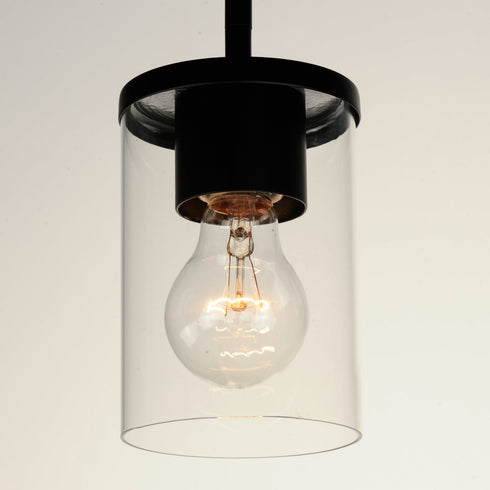 Maxim Corona 1 Light Mini Pendant Model: 90200FTBK