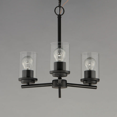 Maxim Corona Single Tier Chandelier Model: 10203FTBK
