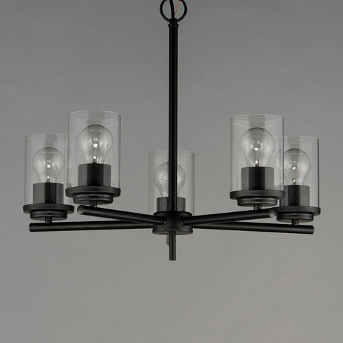 Maxim Corona Single Tier Chandelier Model: 10205FTBK