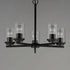 Maxim Corona Single Tier Chandelier Model: 10205FTBK