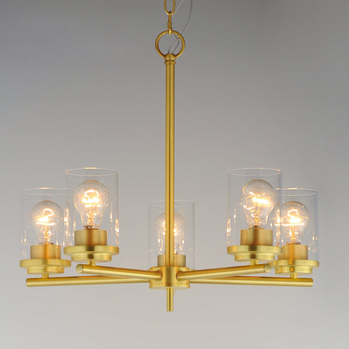 Maxim Corona Single Tier Chandelier Model: 10205FTBK