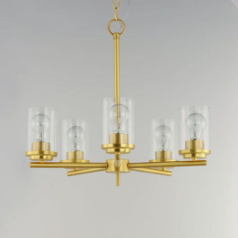 Maxim Corona Single Tier Chandelier Model: 10205FTBK