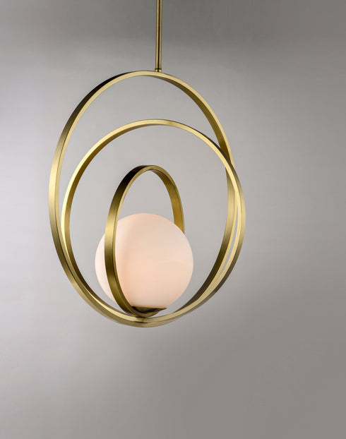 Maxim Coronet Single Pendant Model: 26054SWSBR