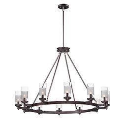 Maxim Crescendo Chandelier Model: 26329CLFTOI