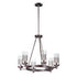 Maxim Crescendo Single Tier Chandelier Model: 26326CLFTOI