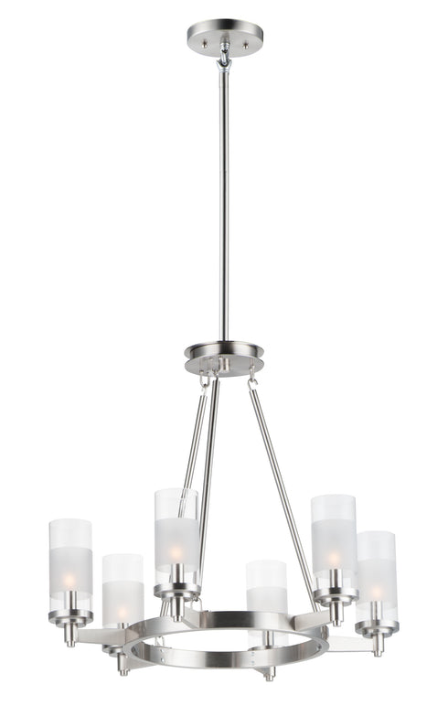 Maxim Crescendo Single Tier Chandelier Model: 26326CLFTOI