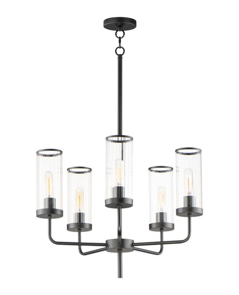 Maxim Crosby 5 Light Chandelier Model: 11475CRBK
