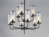 Maxim Crosby 9 Light Chandelier Model: 11479CRBK