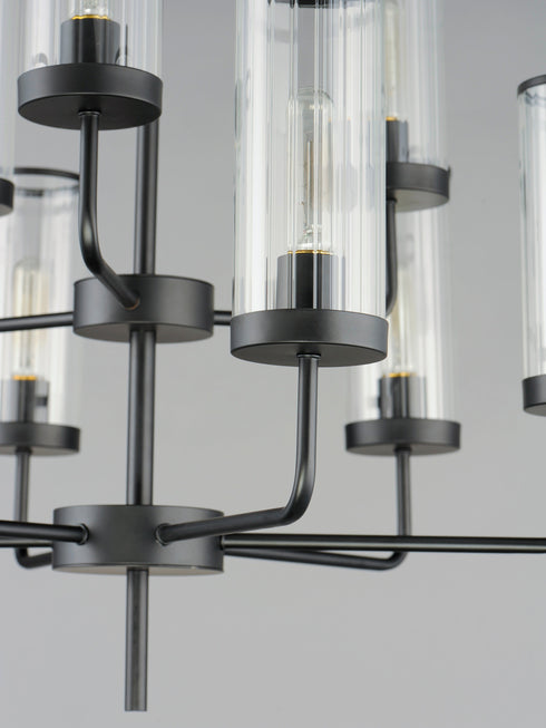 Maxim Crosby 9 Light Chandelier Model: 11479CRBK