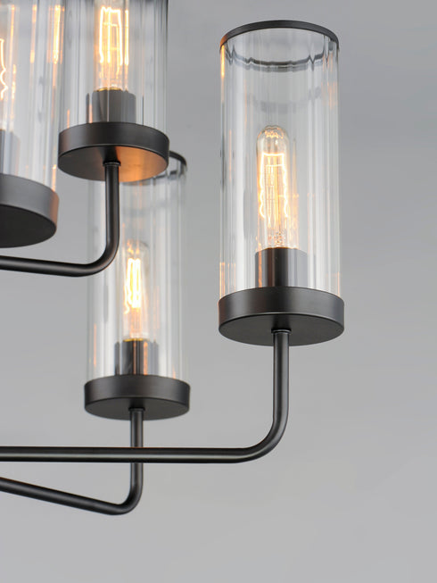 Maxim Crosby 9 Light Chandelier Model: 11479CRBK