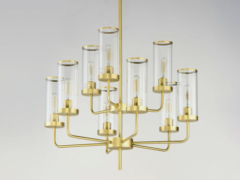 Maxim Crosby 9 Light Chandelier Model: 11479CRBK