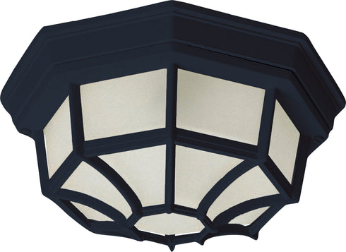 Maxim Crown Hill LED E26 Crown Hill LED 1 Light Outdoor Ceiling Mount Model: 67920BK