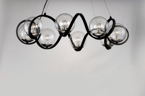 Maxim Curlicue Multi Light Pendant Model: 35108CDBKPN