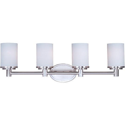 Maxim Cylinder 4 Light Bath Vanity Model: 9054SWSN