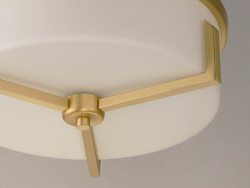 Maxim Dart 3 Light Flush Mount Model: 21280SWSN