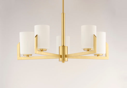 Maxim Dart 5 Light Chandelier Model: 21286SWSN