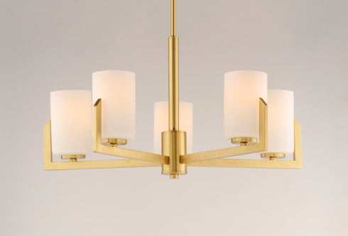 Maxim Dart 5 Light Chandelier Model: 21286SWSN