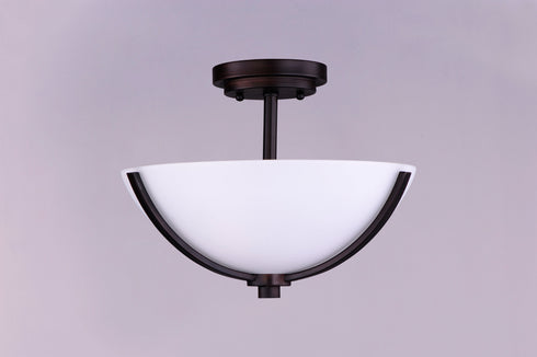 Maxim Deven 3 Light Semi Flush Mount Model: 20031SWOI