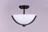 Maxim Deven 3 Light Semi Flush Mount Model: 20031SWOI