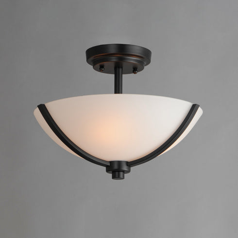 Maxim Deven Semi Flush Mount Model: 20031SWBK