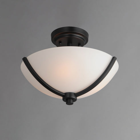 Maxim Deven Semi Flush Mount Model: 20031SWBK