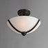 Maxim Deven Semi Flush Mount Model: 20031SWBK