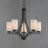 Maxim Deven Single Tier Chandelier Model: 20035SWBK