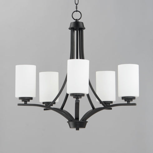 Maxim Deven Single Tier Chandelier Model: 20035SWBK