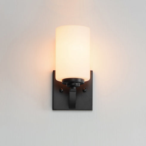 Maxim Deven Wall Sconce Model: 20030SWBK