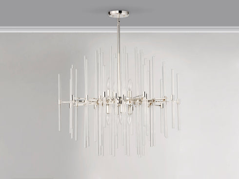 Maxim Divine 8 Light Chandelier Model: 38406CLPN