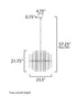 Maxim Divine Mini Chandelier Model: 38405CLHR