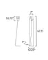 Maxim Dottie Floor Lamp Model: 21249WTBK