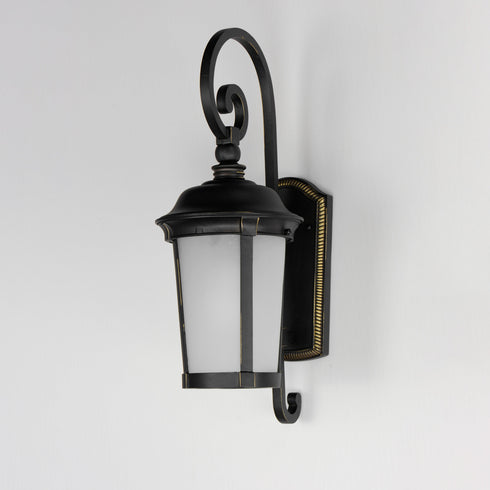 Maxim Dover LED E26 Dover LED 1 Light Outdoor Wall Lantern Model: 56093FSBZ