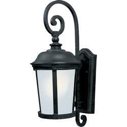 Maxim Dover LED E26 Dover LED 1 Light Outdoor Wall Lantern Model: 56094FSBZ